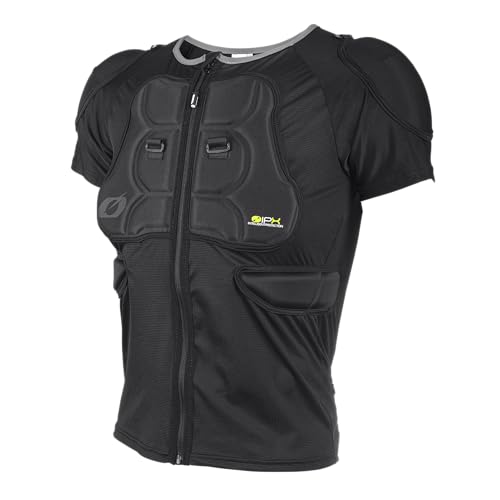 ONEAL Protective Jacket Motocross Enduro Motorcycle Comfortable Protector Jacket 4-Way Stretch Mesh Lycra Polyurethane Foam BP Protector Sleeve Adult Black Size S
