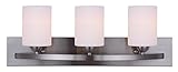 CANARM LTD. IVL370A03BPT Hampton 3 Bulb Vanity Light, Brushed Pewter (Tools &amp; Home Improvement)