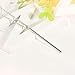 CULOVITY Simple Long Necklace Y Layer Vertical Bar Pendant Necklaces Lariat Chain Polished Jewelry for Women Silver Tone Adjustable