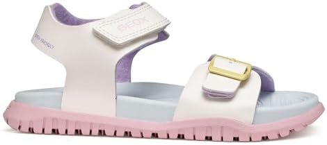 J FUSBETTO GI Sandal, Bianco/Multicolore, 28 EU