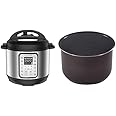 Instant Pot Duo Plus 9-in-1 Electric Pressure Cooker and Ceramic Inner Cooking Pot Mini 3-Qt Bundle