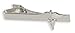 Forge Caduceus Emblem Tie Bar MD Doctor Gift (Silver Tie Bar)