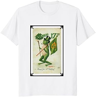 Vintage Postcard St. Patrick's Day Frog T-Shirt