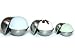 Stainless Steel Bath Bomb Molds, 3 set, Small, Medium, Large, 6 Professional Heavy Duty Dent Proof Round Half Sphere Shape Metal Moulds Kit for Homemade DIY Bath Fizzy using your Own Recipe