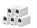 iMBAPrice RJ11 6P4C Straight Telephone Inline Coupler (5 Pack) primary