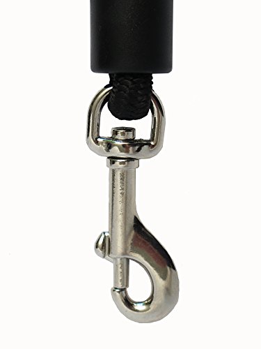 Jerk-Ease Bungee Dog Leash Extension - Small Black - Thumbnail 4