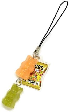 Amazon ツインストラップ ハリボー オレンジ グリーン アニメ 萌えグッズ 通販