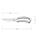 Heavy Duty Poultry Shears WELLSTAR, Utility Ultra Sharp Spring Loaded Kitchen Scissors for Meat Chicken Fish Seafood BBQ Stainless Steel Food Scissors (Silver)