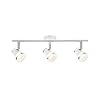Paulmann 6664 Spotlight Clear 3×4,3W wit mat/chroom 230V metaal acryl 666.64 plafondlamp lamp LED plafondlamp…