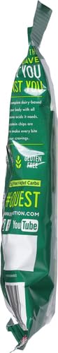 QUEST NUTRITION PROTEIN CHIPS, SOUR CREAM & ONION, 21G PROTEIN, 3G NET CARBS, 130 CALS, 1.2OZ BAG, 1 COUNT, HIGH PROTEIN, LOW CARB, GLUTEN FREE, SOY FREE, POTATO FREE