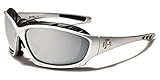 Oversized Choppers Men's Sport Padded Motorcycle Bikers Sunglasses