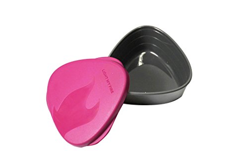 Light My Fire 8-Piece BPA-Free Meal Kit 2.0 with Plate, Bowl, Cup, Cutting Board, Spork and More, Fuchsia