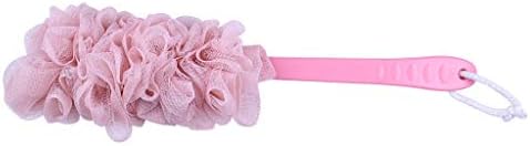 ボディブラシ 体洗いブラシ 背中ブラシ ボディスポンジ 新陳代謝を促進 血行促進 角質除去 美肌効果 泡立てネット 泡ボール シャワーブラシ バスボール バスグッズ 長いハンドルブラシspa 滑り止め紐 男女兼用 ツーインワン 43x12 5cm ピンク Ergolineindia In