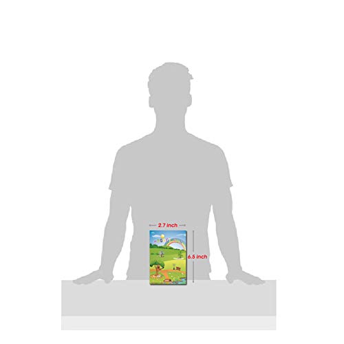 Magnetic Portable Playboard Cute Zoo Ainimal Magnets Create Scene for Learning Travel Toy (51 Pcs)