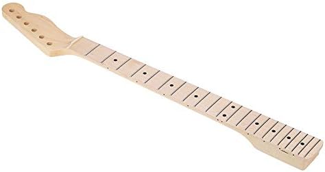 22 Frets Electric Guitar Maple Neck and Fingerboard Dot Inlay for Fender Telecaster Replacement - Quarkscm