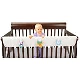 Leachco Easy Teether XL - Crib Rail Cover For Convertible Cribs - White