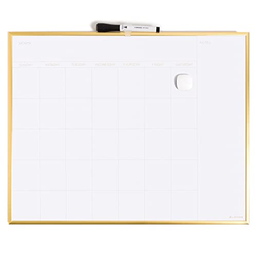 U Brands Monthly Calendar Dry Erase Board, 16 x 20 Inches