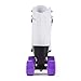 C SEVEN Cute Roller Skates for Kids and Adults (Purple, Women's 6 / Youth 5 / Men's 5)