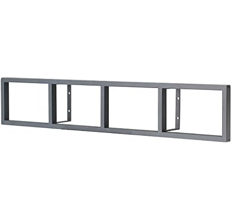 Amazon Com Ikea Lerberg Cd Dvd Wall Shelf Dark Grey Furniture Decor