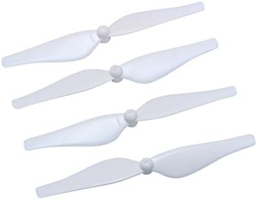 ZLOSKW 2018 Newest Propellers Accessories For DJI Tello Mini, 2 Pairs Quick Release/Lock Propellers CCW + CW Props Blades For DJI Tello Mini Drone (White)