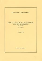 Traité de rythme, de couleur, et d'ornithologie