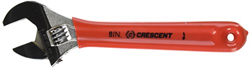 Crescent AC28CVS 8" Chrome Finish Adjustable Wrench, Cushion Grip
