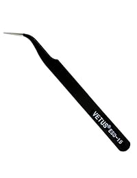 Vetus Pro ESD SAFE punta fina curvada Pinzas   ESD 15