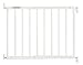 Storkcraft Easy Walk-Thru Wooden Safety Gate, White Adjustable Baby Safety Gate For Doorways and Stairs, Great for Children and Pets