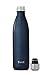 S’well Stainless Steel 25oz Water Bottle, Blue Suede Color, Triple-Layer Vacuum Insulated Keeps Drinks Cold 48 Hours and Hot 24 Hours, BPA-Free, Leakproof