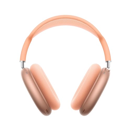Apple AirPods Max Casque Circum-auriculaire sans Fil, réduction Active du Bruit de Niveau Pro, Mode Transparence, Audio Spatial personnalisé, Recharge USB C, Orange