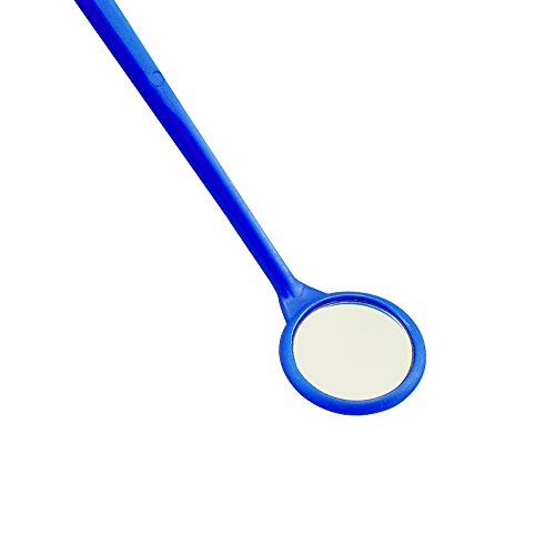 Enshey 100pcs Disposable Dental Exam Mouth Mirrors Oral Dental Mirror Plastic Dental Instrument