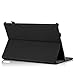 MoKo Sony Xperia Z2 Case - Slim-Fit Multi-Angle Folio Cover Case for Sony Xperia Z2 10.1 inch Tablet, Black (with Smart Cover Auto Wake/Sleep, Will Not Fit for Sony Xperia Z Tablet)