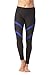 90 Degree By Reflex Color Block Perforated Leggings - Royal Blue - Medium