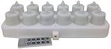 The Amazing Flameless Candle 12-Pack Rechargeable Tea Light Set