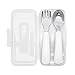 OXO Tot On-The-Go Fork And Spoon Set - Teal