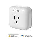 Smart Plug, Koogeek WiFi Socket Outlet, Compatible with Amazon Alexa, Apple HomeKit and Google Assistant, Electronics Controller No Hub Required UL & ETL & FCC certified (2 Packs($28.50/Count))