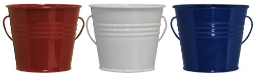 TIKI Brand Citronella Bucket (3) - 4oz, 3pk; Red, White, Blue