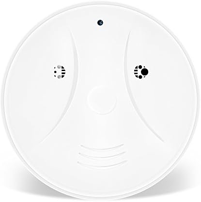 Littleadd Wi-Fi Hidden Camera Detector 1080P HD Spy Camera Motion Activated Alarm App Real-time Video Remotely Monitoring Wireless IP Security Camera Nanny Cam White