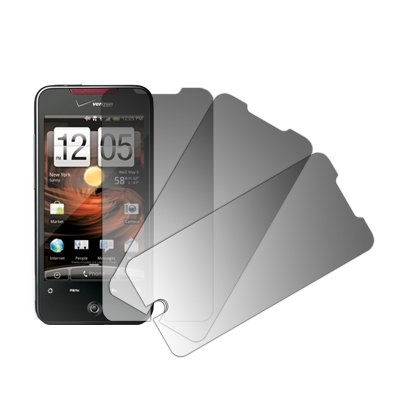 3 Pack of Premium Crystal Clear Screen Protectors for HTC DROID Incredible