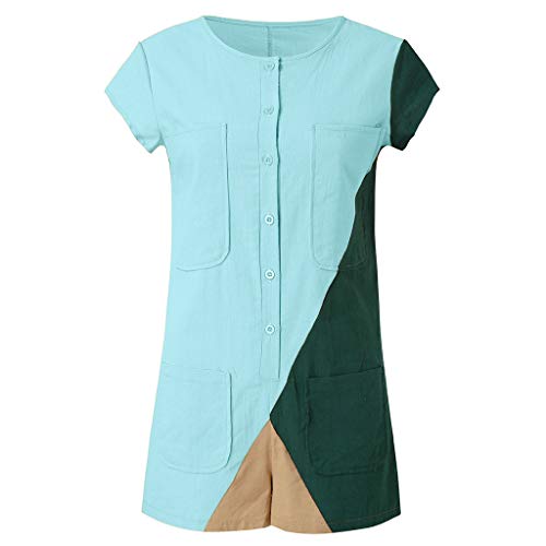 2 Jumpsuit+LIM+T+Shirt+Sleeveless+Pocketed