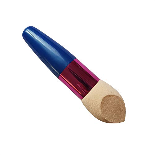 3pcs Cosmetic Makeup Blender Sponges Foundation Beauty Cosmetics Egg Puff Sponge Foundation Blenders Makeup Egg Sponge Foundation Blender With The Handle(3pcs Green+Rose+Blue) - Thumbnail 4