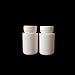 LAZZON Travel White Plastic Empty Portable Solid Powder Medicine Bottles Pill Tablet Holder Storage Case Container Box 100ML Big