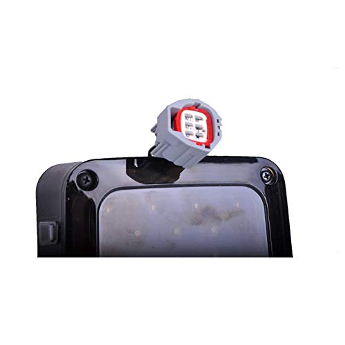 OMOTOR Smoked LED Tail Lights for 2007-2017 Jeep Wrangler Brake Reverse Light Rear Back Up Lights DRL Daytime Running Lamps