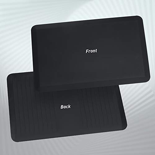 SHINEURI Comfort Mat, Anti Fatigue Mat to Reduce Back Pain Stain Resistance No - Slip Standing Mats with 3/4 inch Thick Ergo - foam Core, Suit for Kitchen, Office and Garage 20 x 32 x 3/4 inch - Black - Thumbnail 7