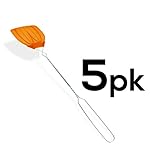 5PK - Metal Handle Hand Fly Swatters