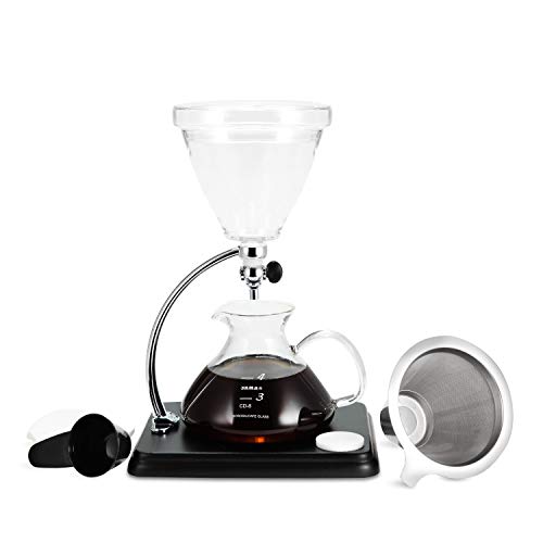 Yama Glass Pour Over Coffee Maker, BLACK Pricepulse
