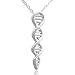 Clayton Online Sales DNA Double Helix Science Molecule Necklace