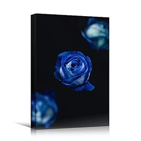 signwin Canvas Wall Art Blue Petals Close Up...
