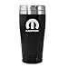 Au-Tomotive Gold, INC. Mopar Parts Black Stainless Steel Travel Mug Tumbler