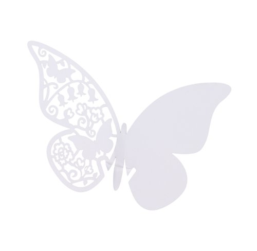 TALKING TABLES ‘SOMETHING IN THE AIR’ White Butterfly Place Cards (10 Pack)